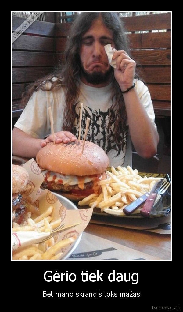 didelis, burgeris,didelis, mesainis