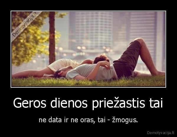 zmogus,gera, diena,priezastis,oras,data