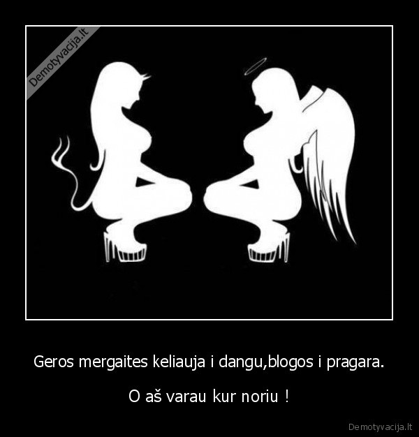 angelas,velnias,angel,devil,mergaites,geras,blogas