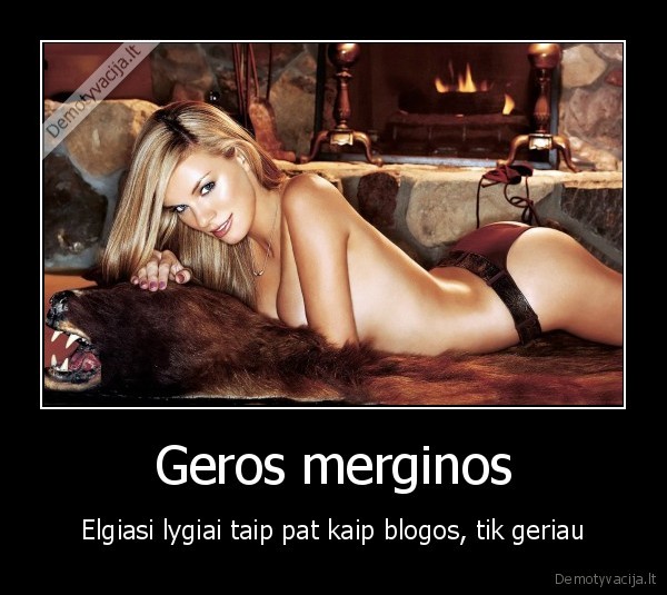 Geros merginos