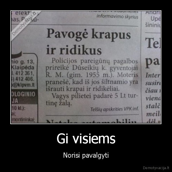 krapai,ridikeliai,vagyste