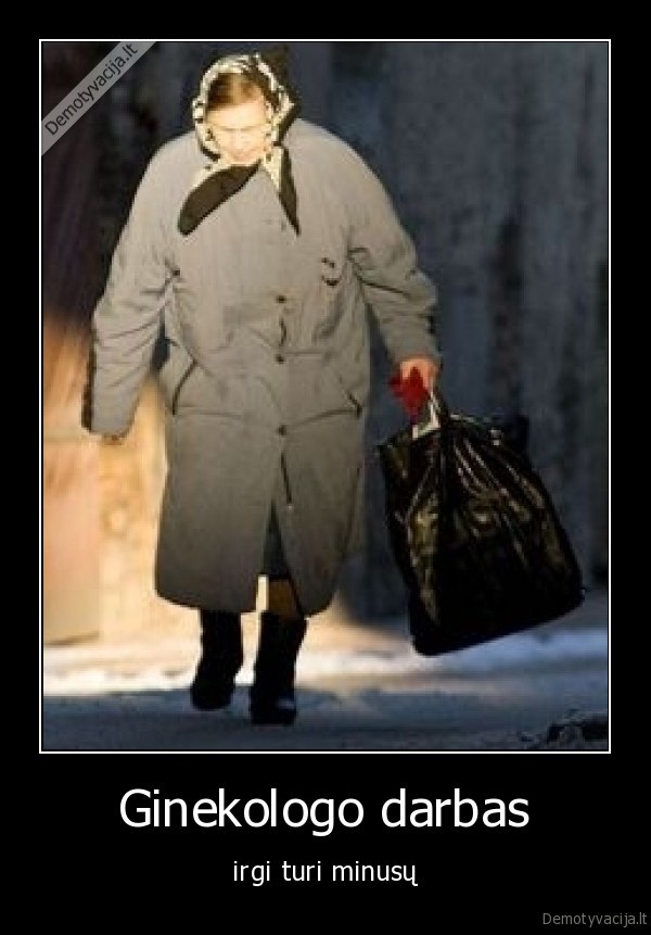 giekologo,darbas,minusai