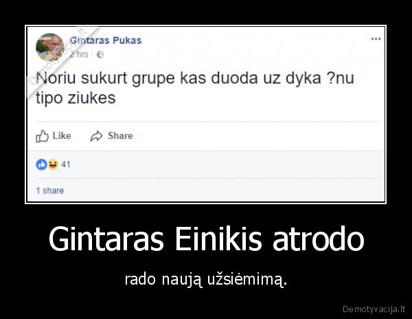 einikis,gintaras,grupe,darbas