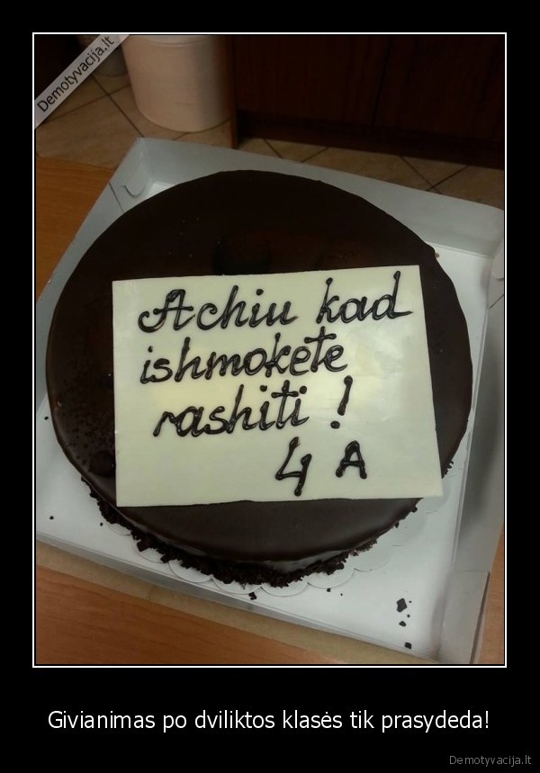 berasciai,tortas, mokytojai