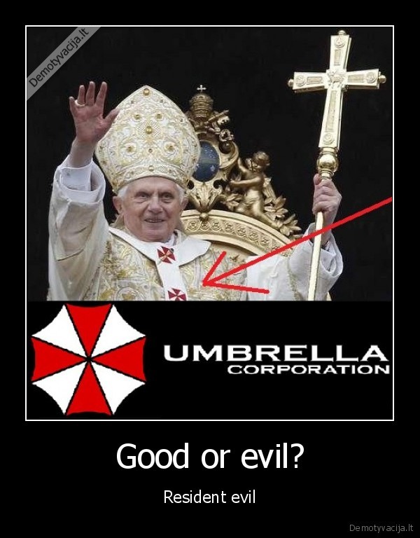 good, evil, resident, evil, pope, umbrella, corporation