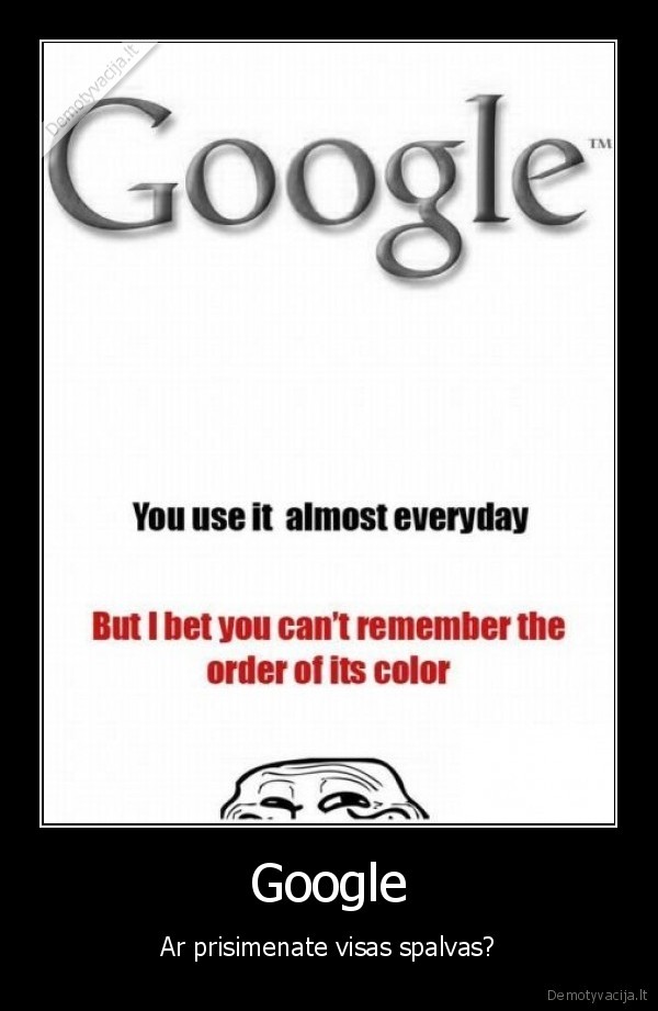 google,spalvos
