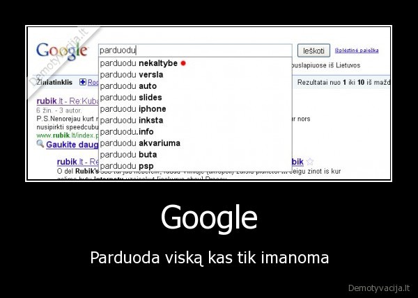 google,parduodu,nekaltybe