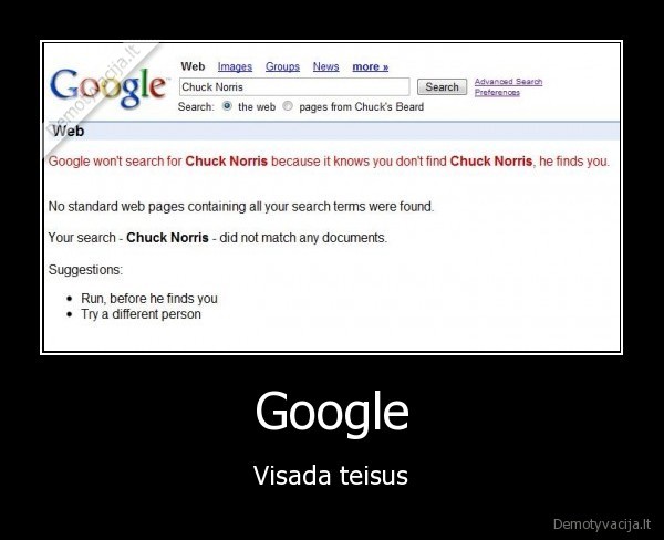 google, chuck, norris