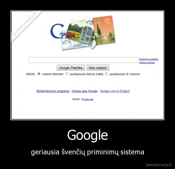 google,priminimas,sventes