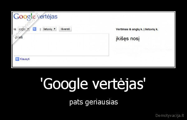'Google vertėjas'