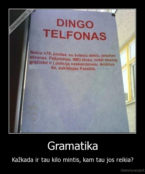 gramatika,klaida,nuomone