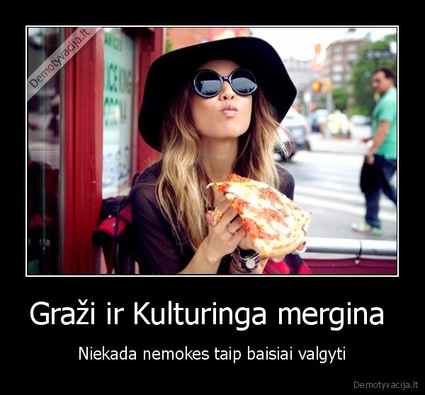 Graži ir Kulturinga mergina 