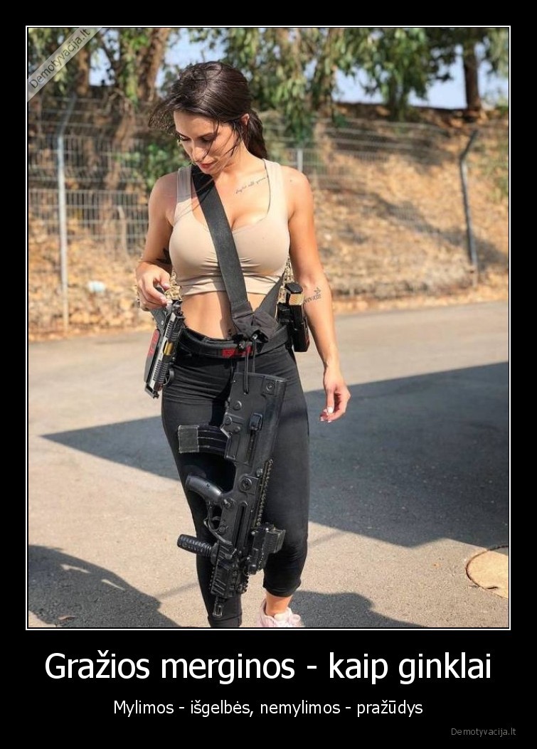 ginklai,merginos