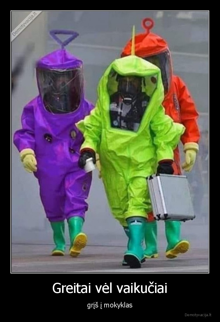 vaikai,teletabiai,mokyklas,karantinas