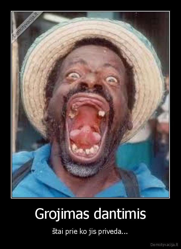 Grojimas dantimis