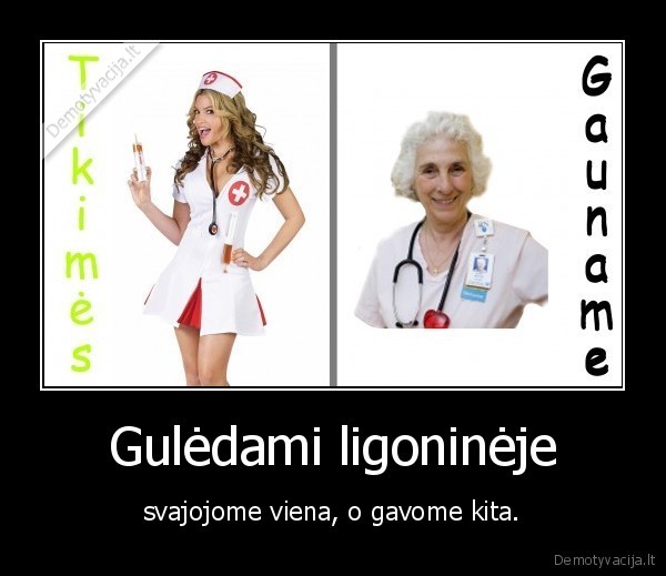 sesele, ligonine, ir, prasta, demotyvacija