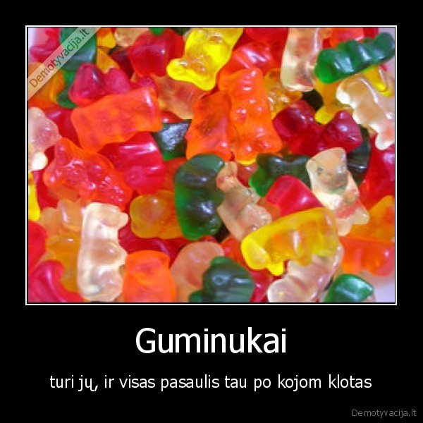 saldainiai,guminukai