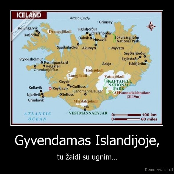 Gyvendamas Islandijoje,