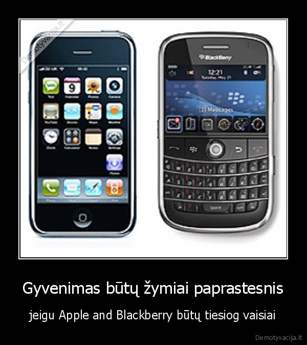 apple, blackberry