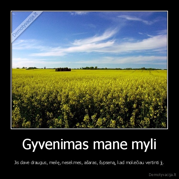Gyvenimas mane myli