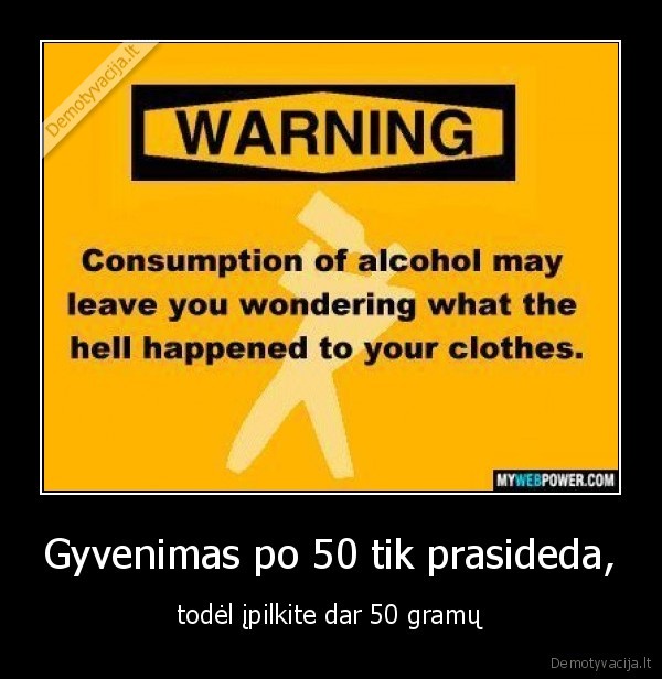 Gyvenimas po 50 tik prasideda,