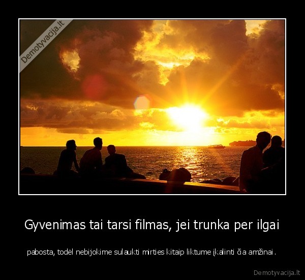 gyvenimas, mirtis, baime