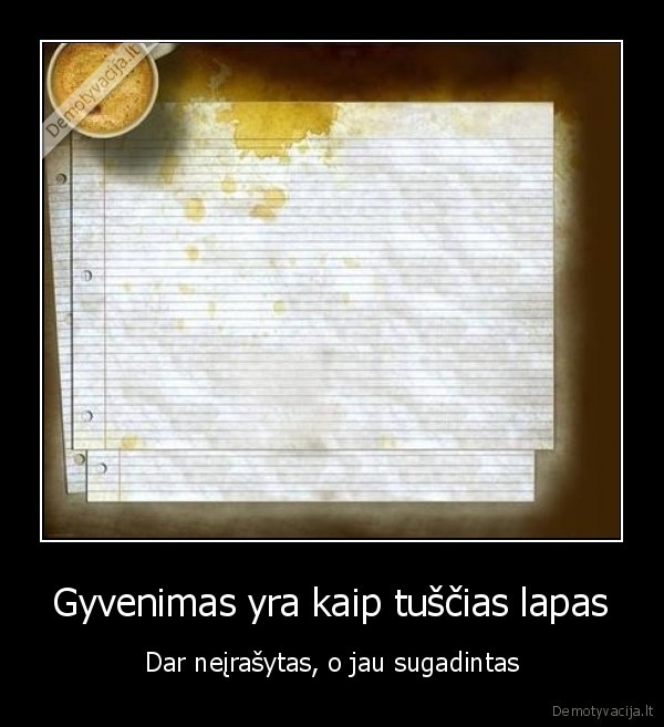gyvenimas,lapas,tuscias,sugadintas