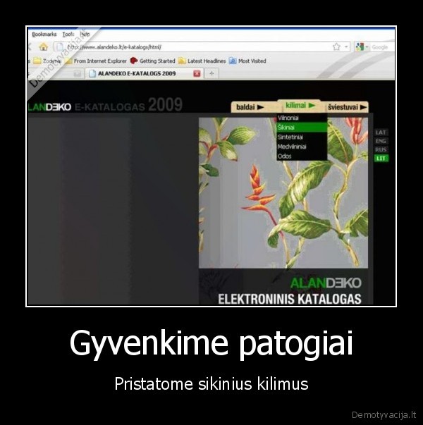 Gyvenkime patogiai