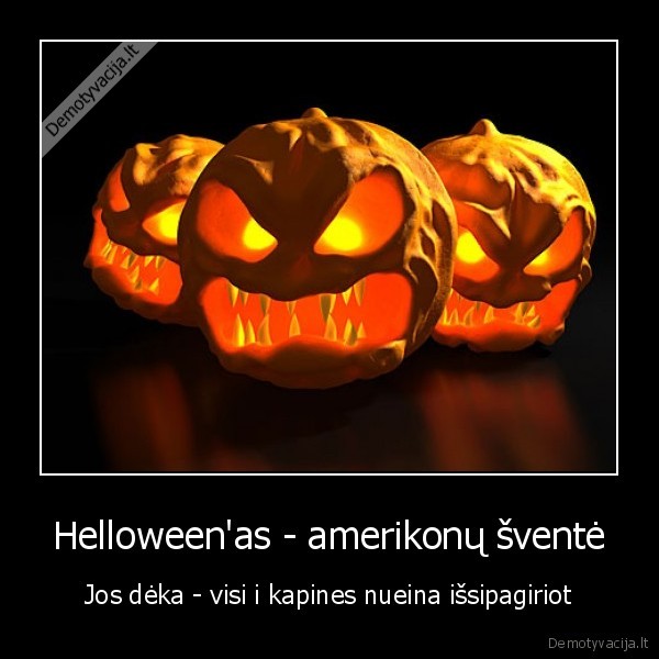 Helloween'as - amerikonų šventė
