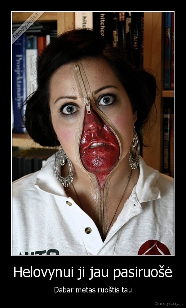 Helovynui ji jau pasiruošė