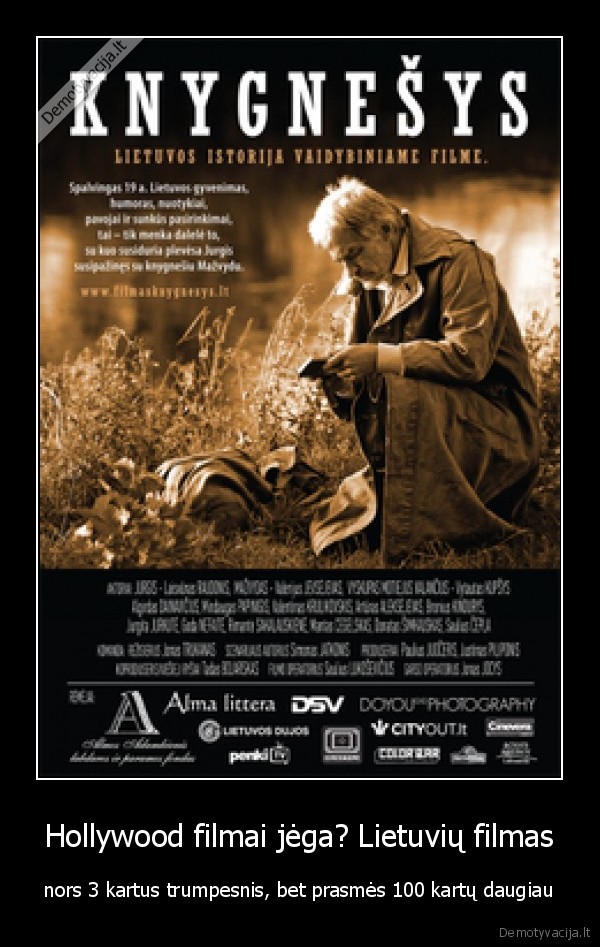 lietuviu, filmas, knygnesys, moka, kurti, filmus