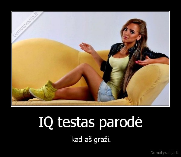 IQ testas parodė