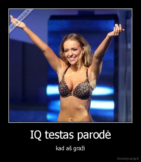 IQ testas parodė