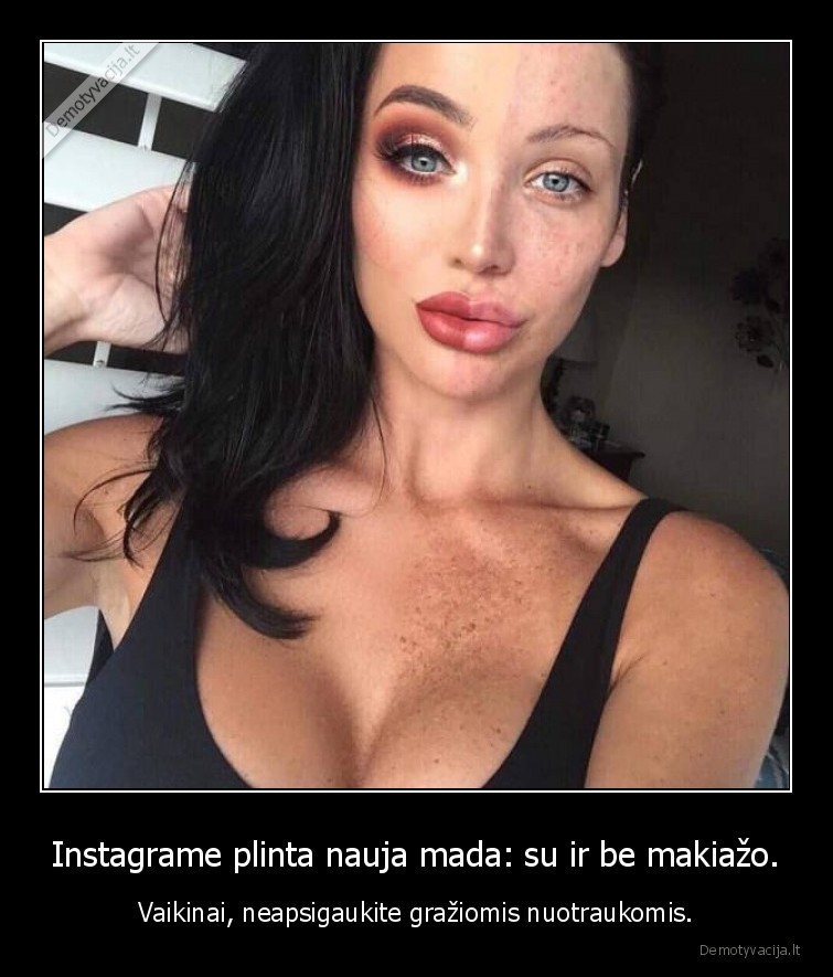 instagramas,makiazas,mergina