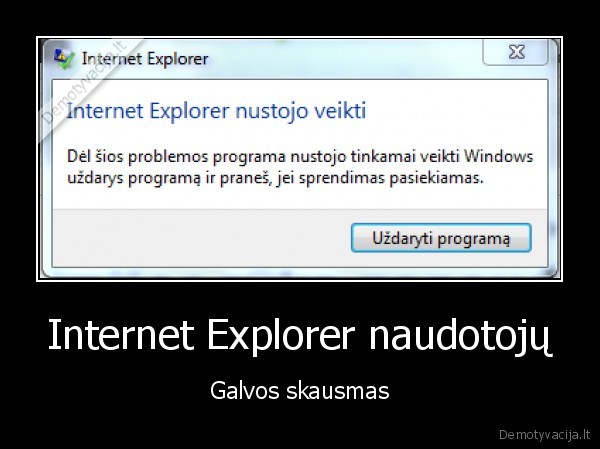 internet, explorer,galvos, skausmas