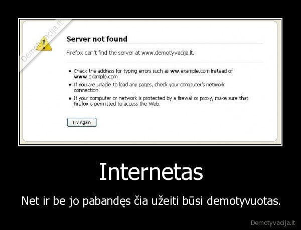 dinges, internetas,demotyvacija.lt