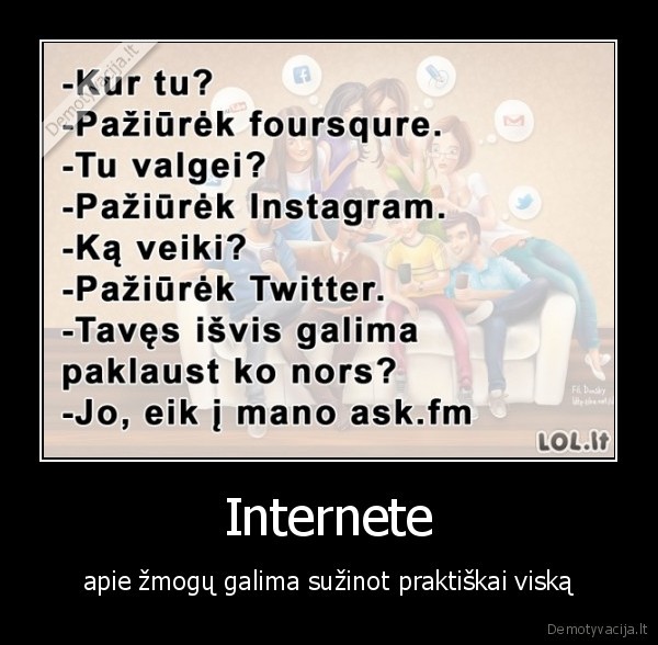 internetas,zmones