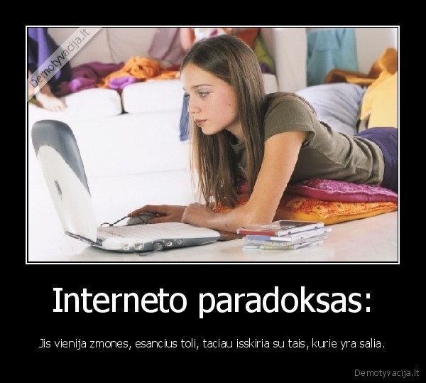 Interneto paradoksas: