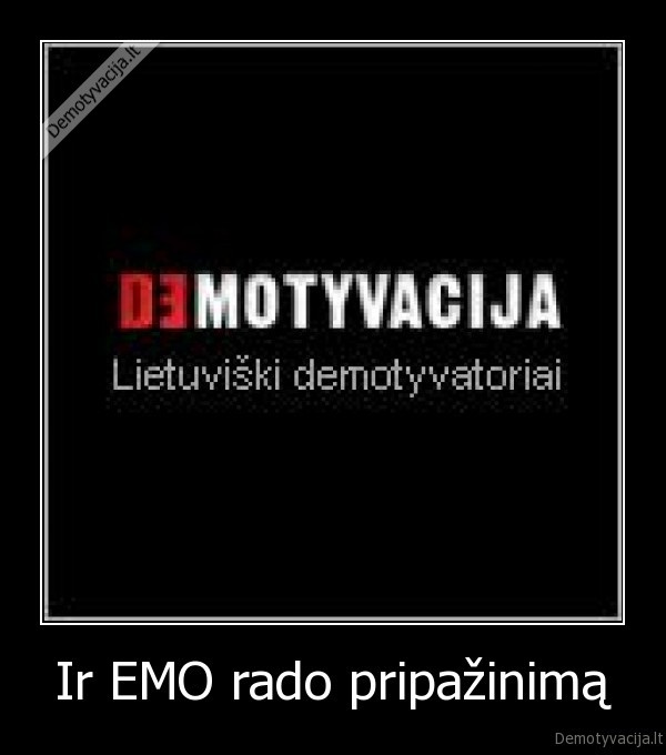 emo, demotyvacija, vaikai