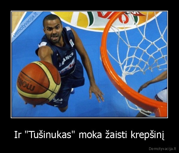 Ir &quot;Tušinukas&quot; moka žaisti krepšinį