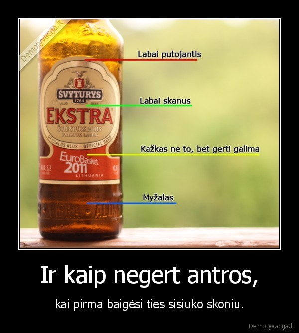 Ir kaip negert antros,