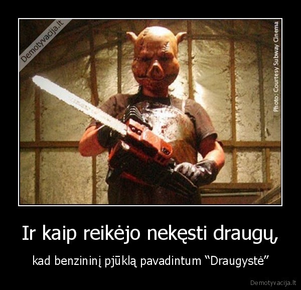 Ir kaip reikėjo nekęsti draugų,