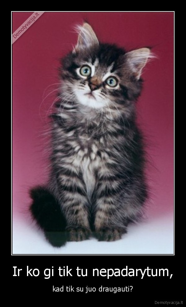 Ir ko gi tik tu nepadarytum,