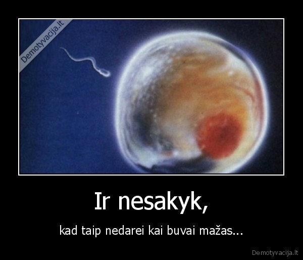 spermatozoidas,vaikyste,mazas,gimdymas