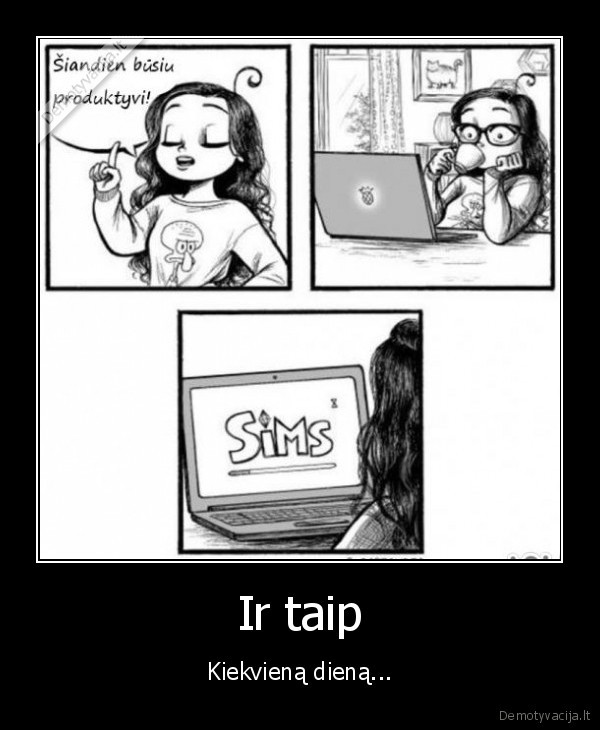 dienos,produktyvumas