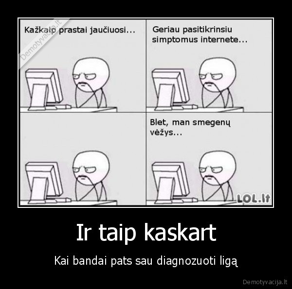 liga,internetas,simptomai,vezys,komiksas