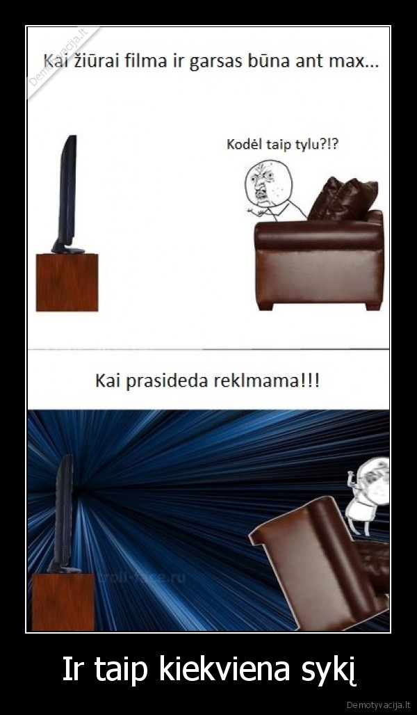 Ir taip kiekviena sykį