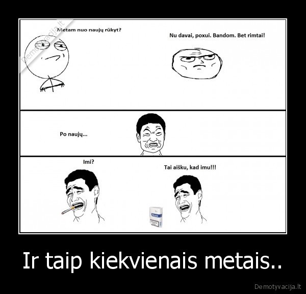 Ir taip kiekvienais metais..
