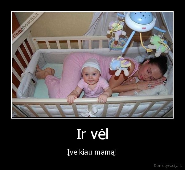 mama, miega,kudikis