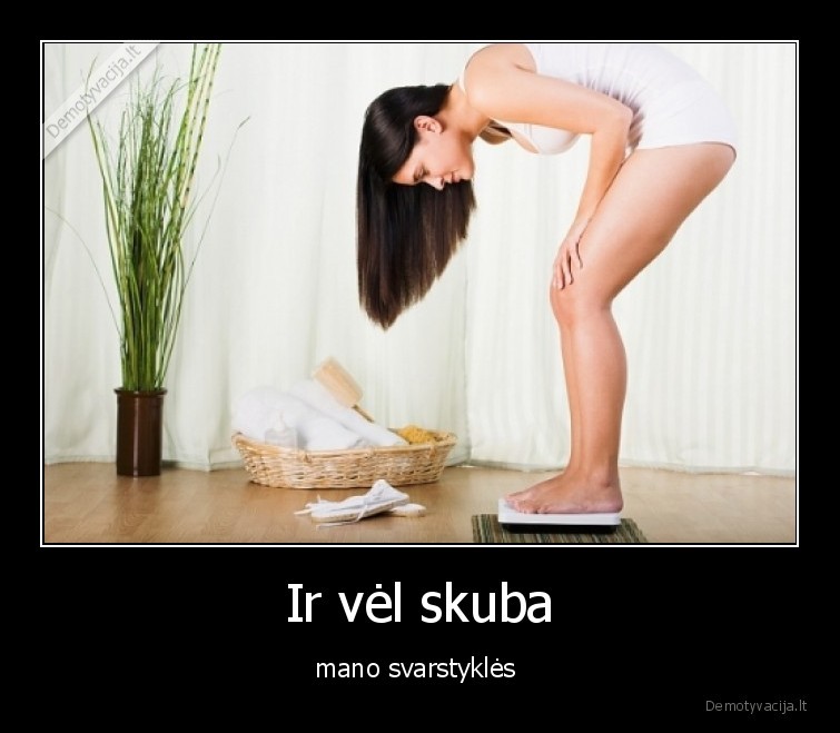 skuba,svarstykles,svoris